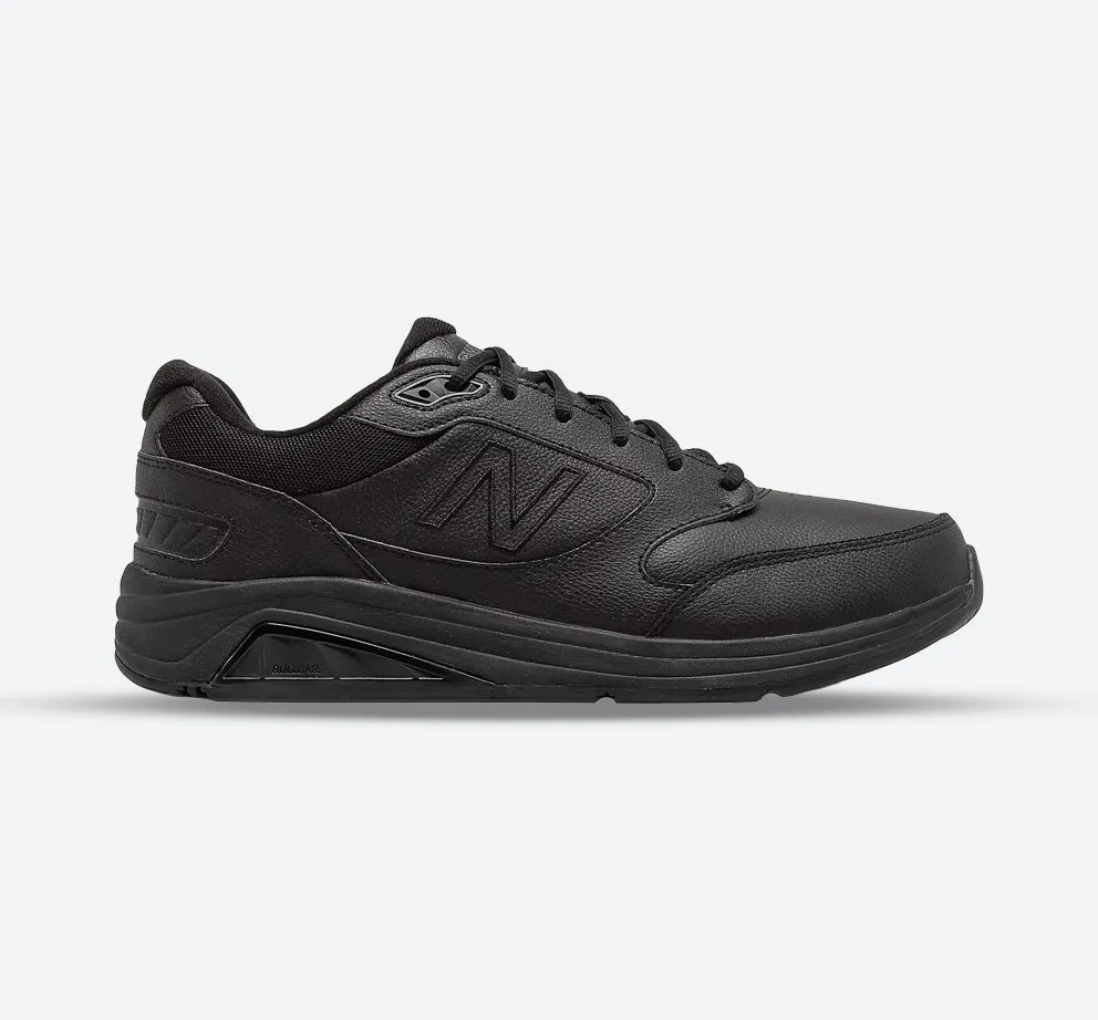 LightweightDesign Washable Mens Wide Fit New Balance MW928BK3 Black Walking Sneakers