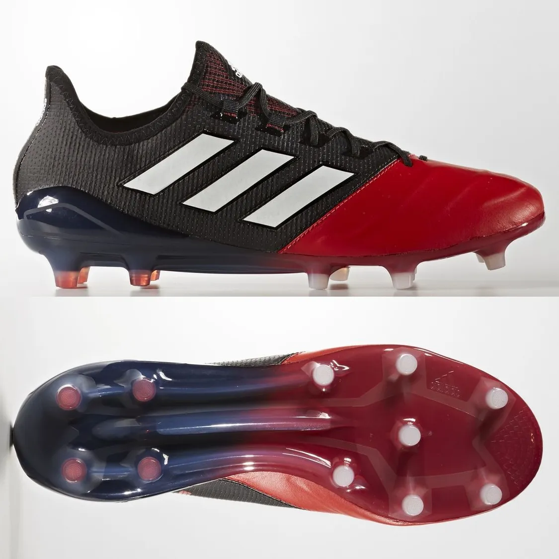 Center Support adidas Ace 17.1 FG Leather Mens - Core Black