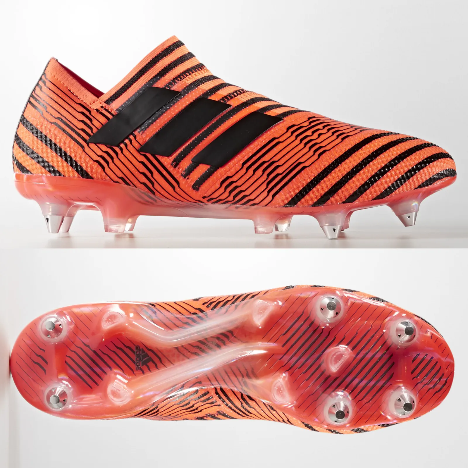 adidas Nemeziz 17  SG Mens - Solar Orange Game Motion Toe Lift