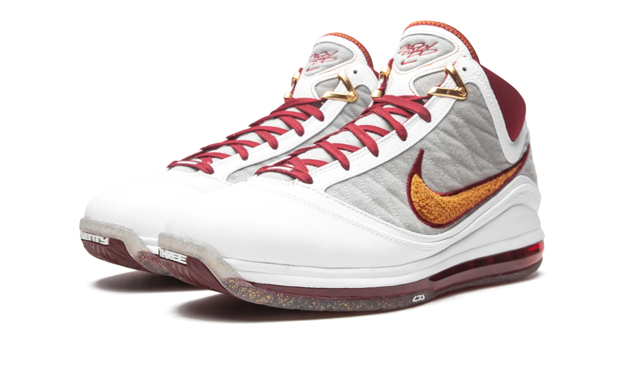 Air Max Lebron 7 Retro "MVP" Sneakers Lace Up Speed Step Fit