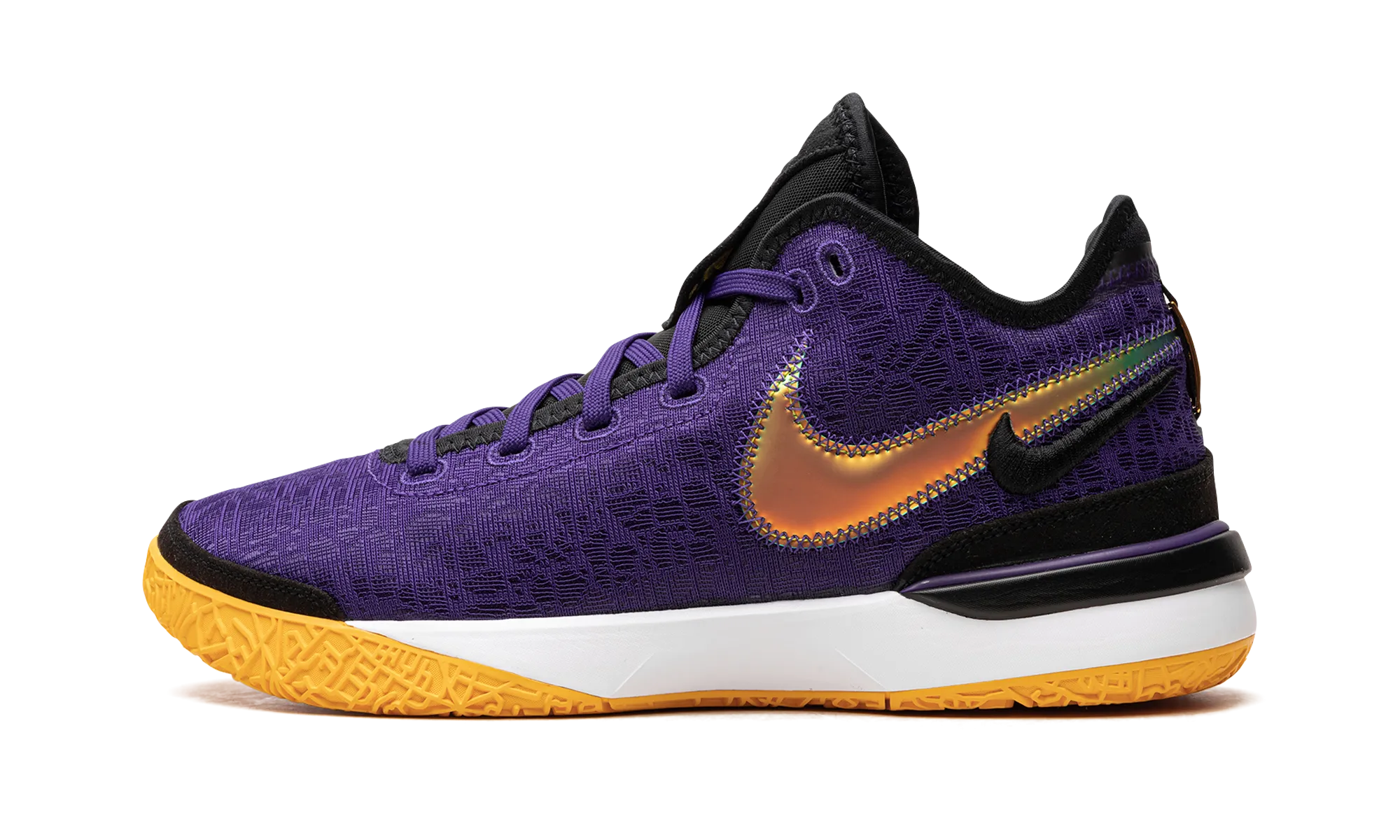 Reinforced Eyelet System Secure Traction Zoom LeBron NXXT Gen "Lakers"