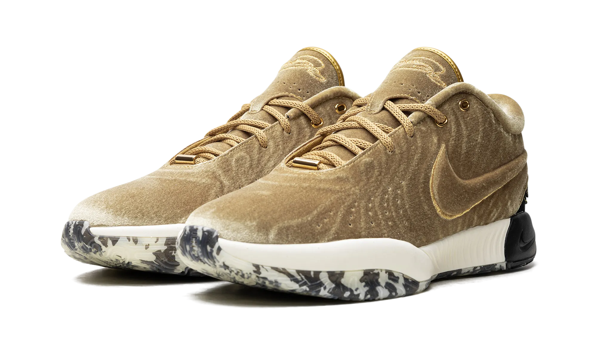 LeBron 21 "The Shop - Metallic Gold" High   Top Style