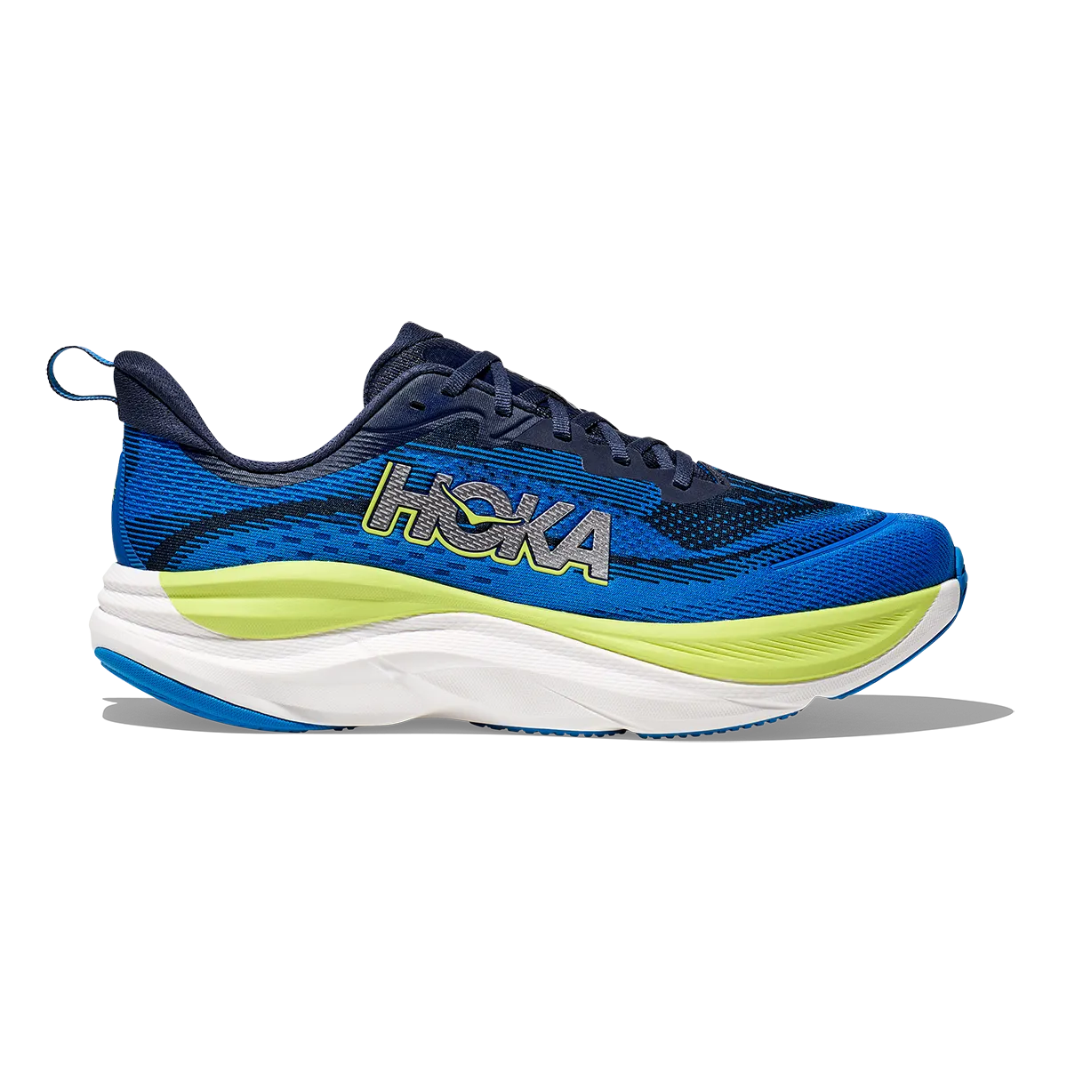 Hoka Skyflow - Varsity Navy - Electric Cobalt Compression Activated Foam