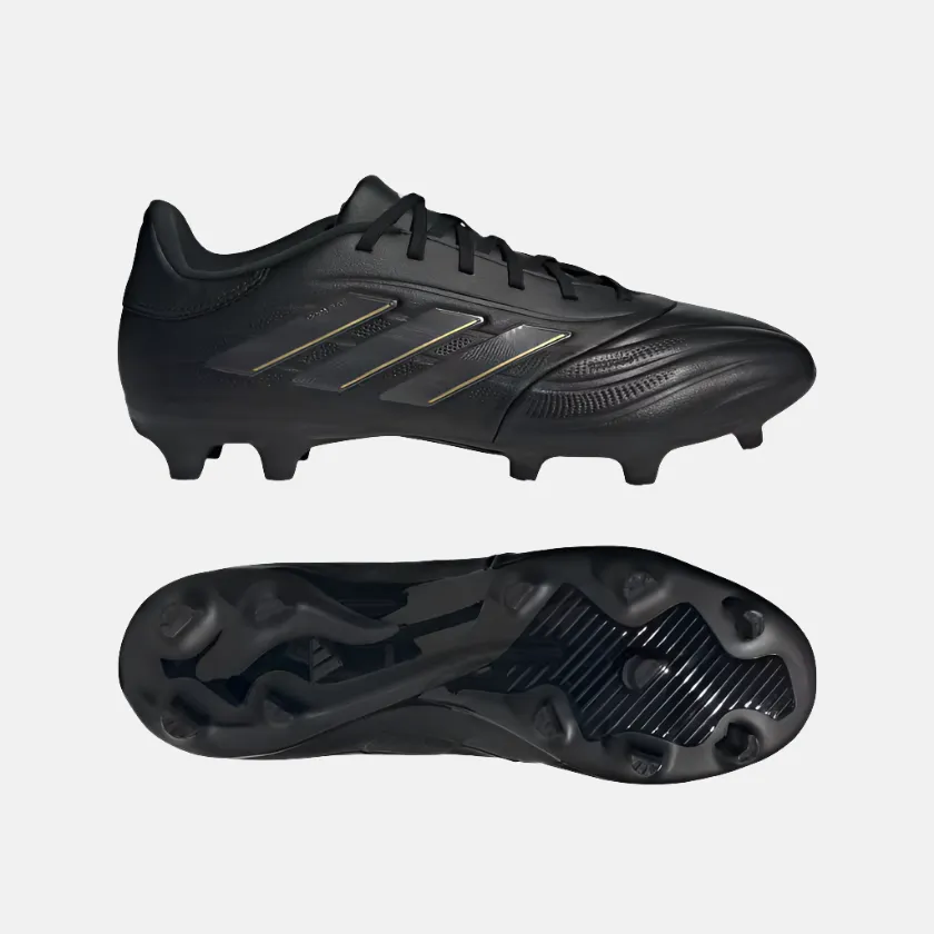 Moon Tone Casual Adidas Copa Pure 2 League Firm Ground Men's Football Shoes - Core Black/Carbon/Gold Metallic