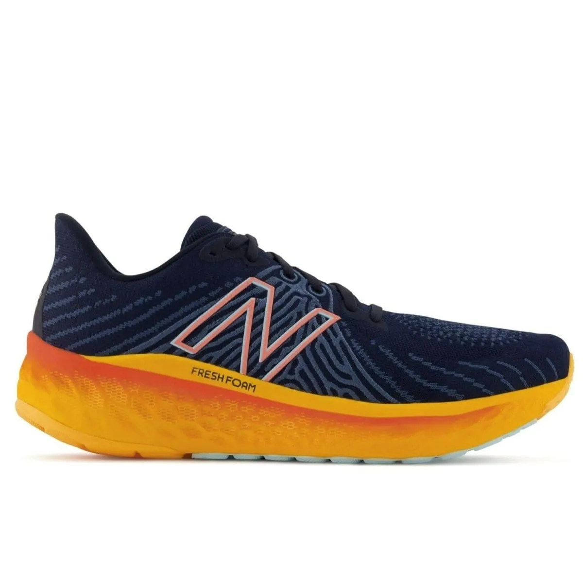 Spring Bloom Ocean Walk New Balance Men'S Fresh Foam X Vongo V5 Black/Orange Running Shoe (D Width - Medium)