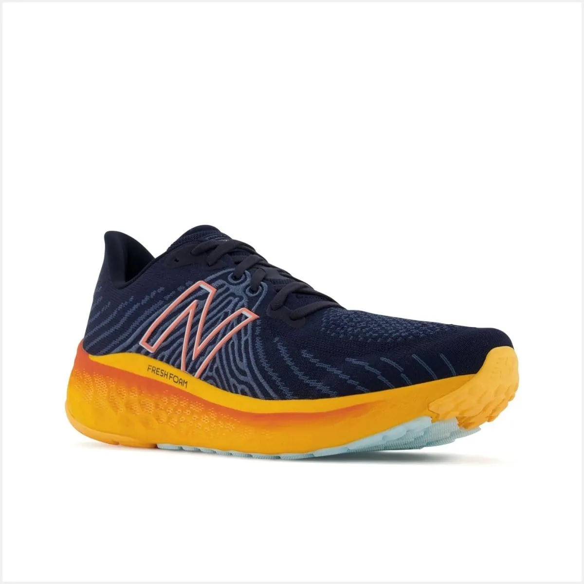 Leg Slim zipper New Balance Men'S Fresh Foam X Vongo V5 Black/Orange Running Shoe (D Width - Medium)