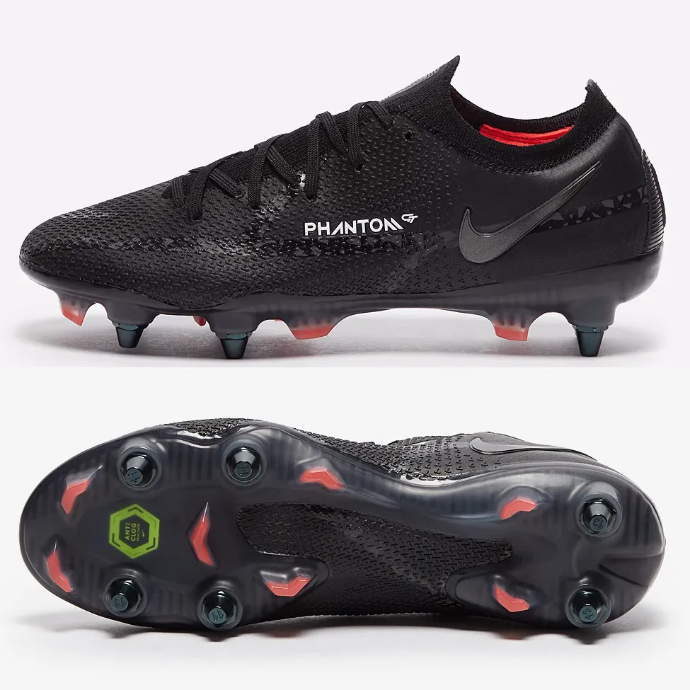 Sharp Footwork Nike Phantom GT2 Elite SG-PRO AC Mens - Black