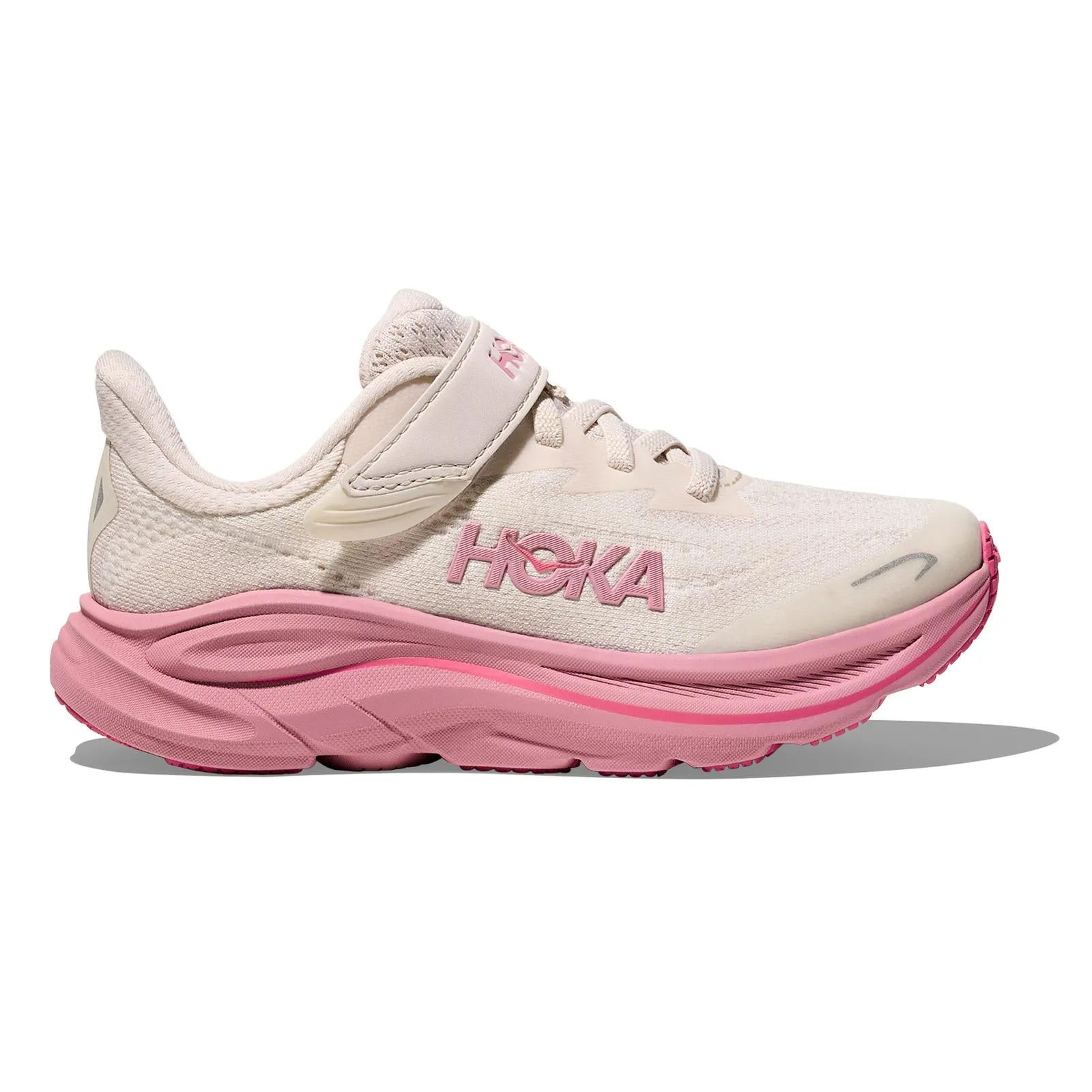 Hoka Clifton 10 Girls Running Shoes Cushioned Midsole Technology Reinforced toe cap