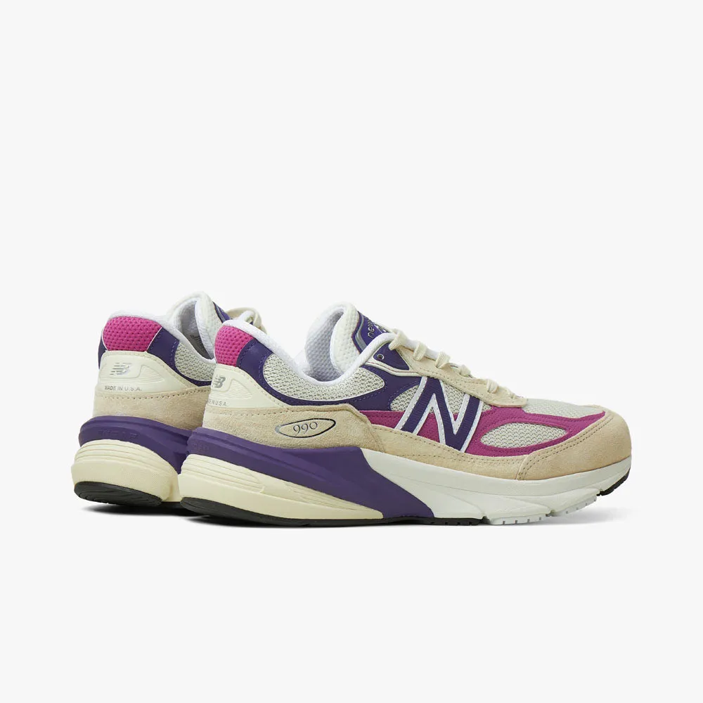 Stylish Pick New Balance MADE in USA U990TD6 Purple / Angora