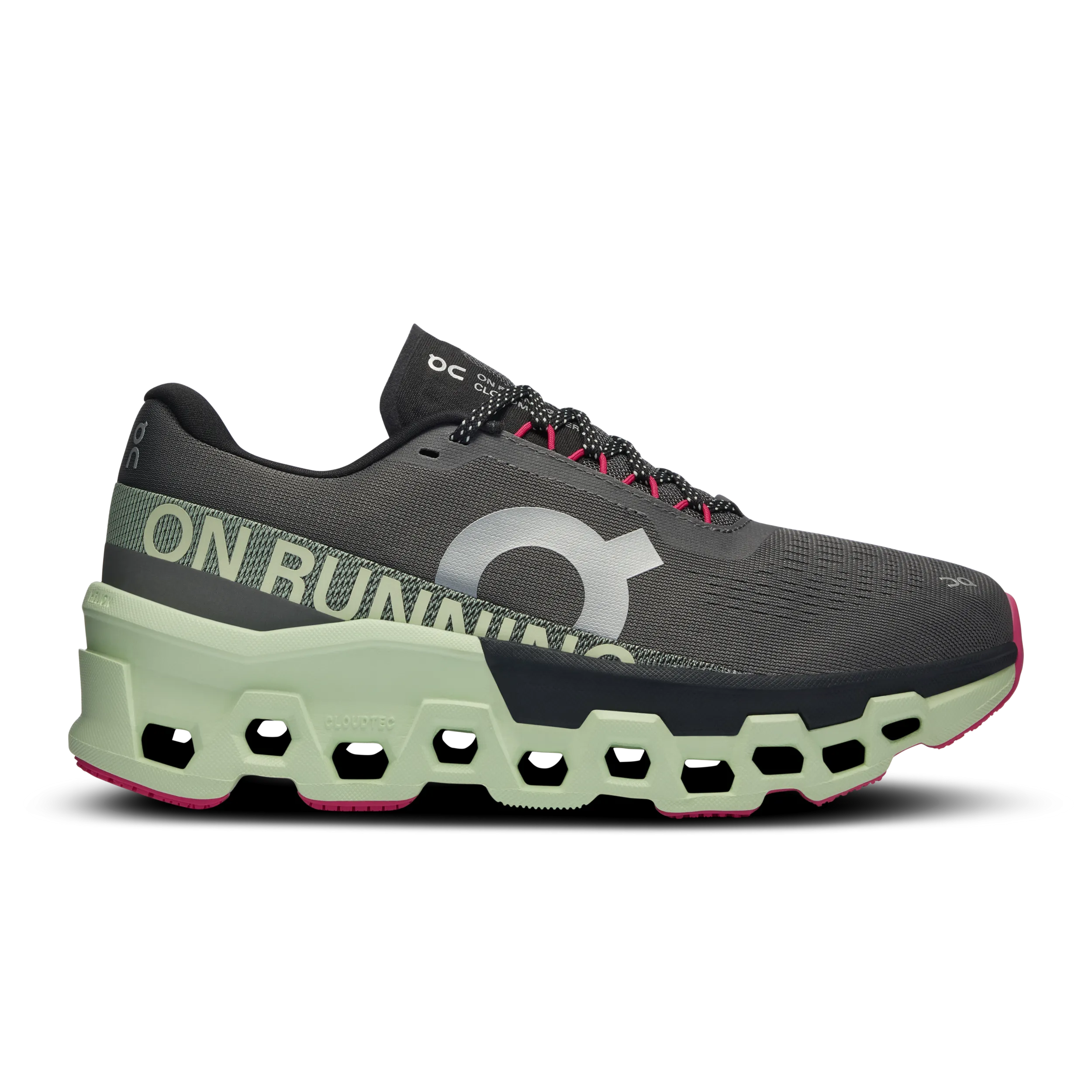 WOMEN'S CLOUDMONSTER 2 - B - ASPHALT/LIMA Bouncy midsole