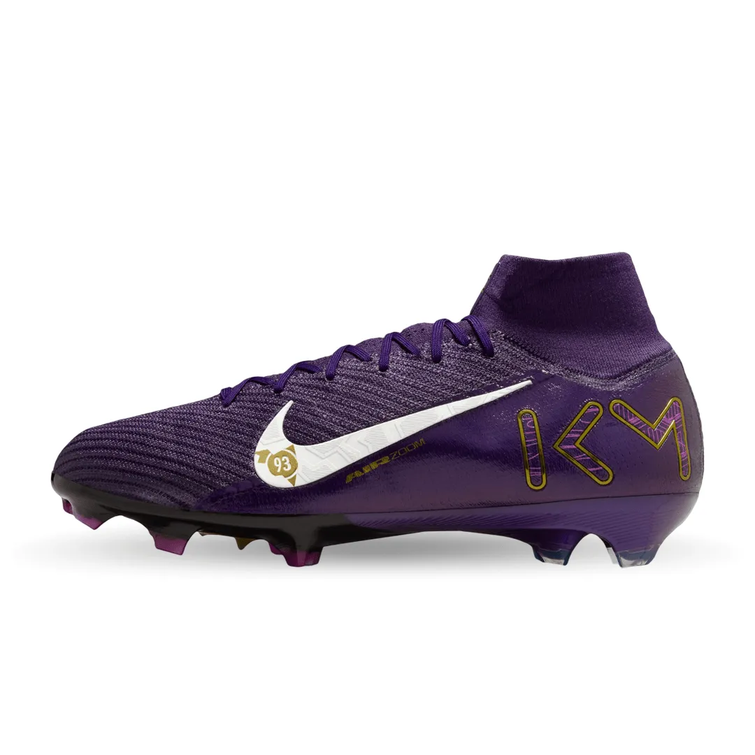 Zoom Mercurial Superfly 10 Elite FG Kylian Mbappe (FQ8692-500) Durable Studs