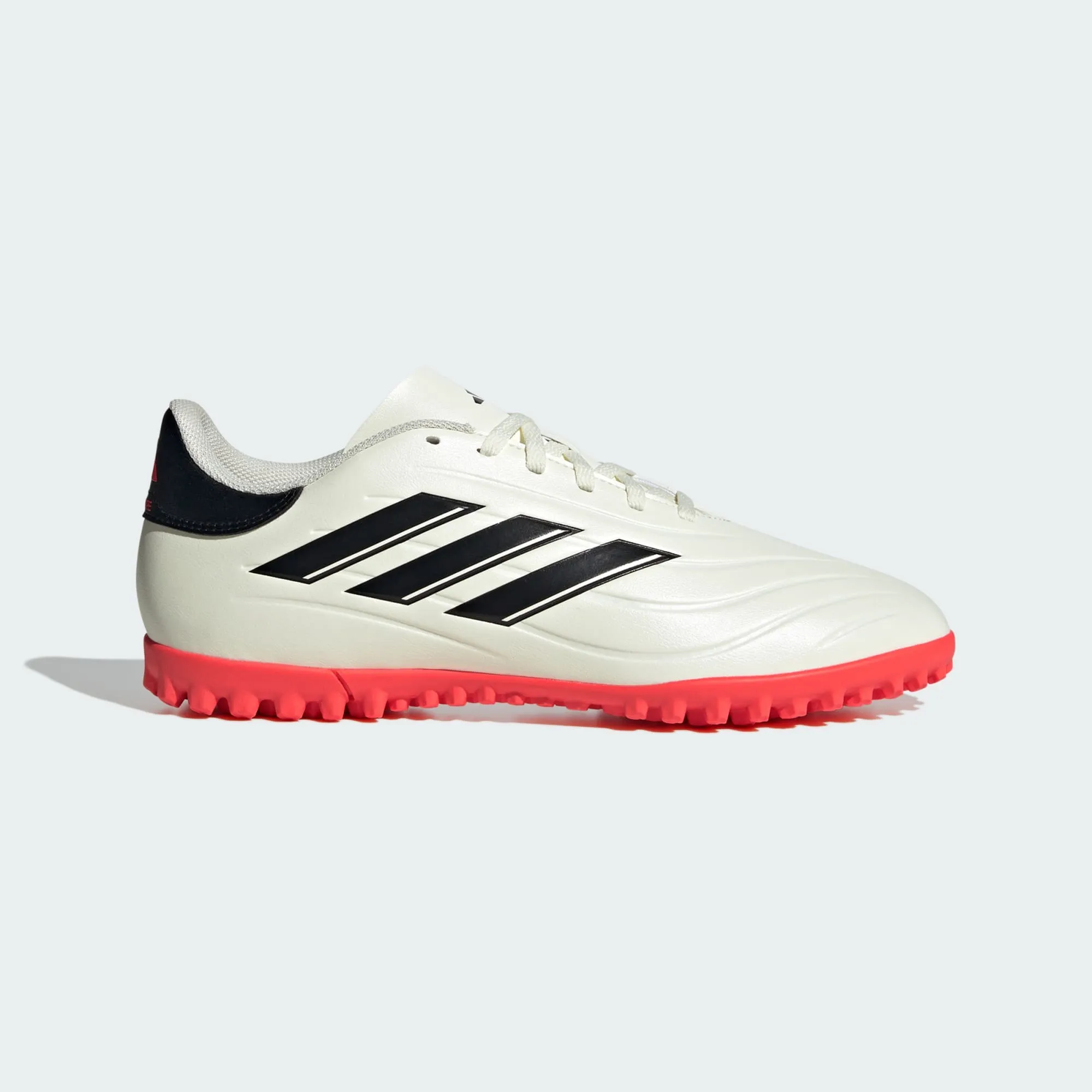 adidas COPA PURE II CLUB Artificial Turf Soccer Shoes | Ivory-Core Black | Men's Cut Inside