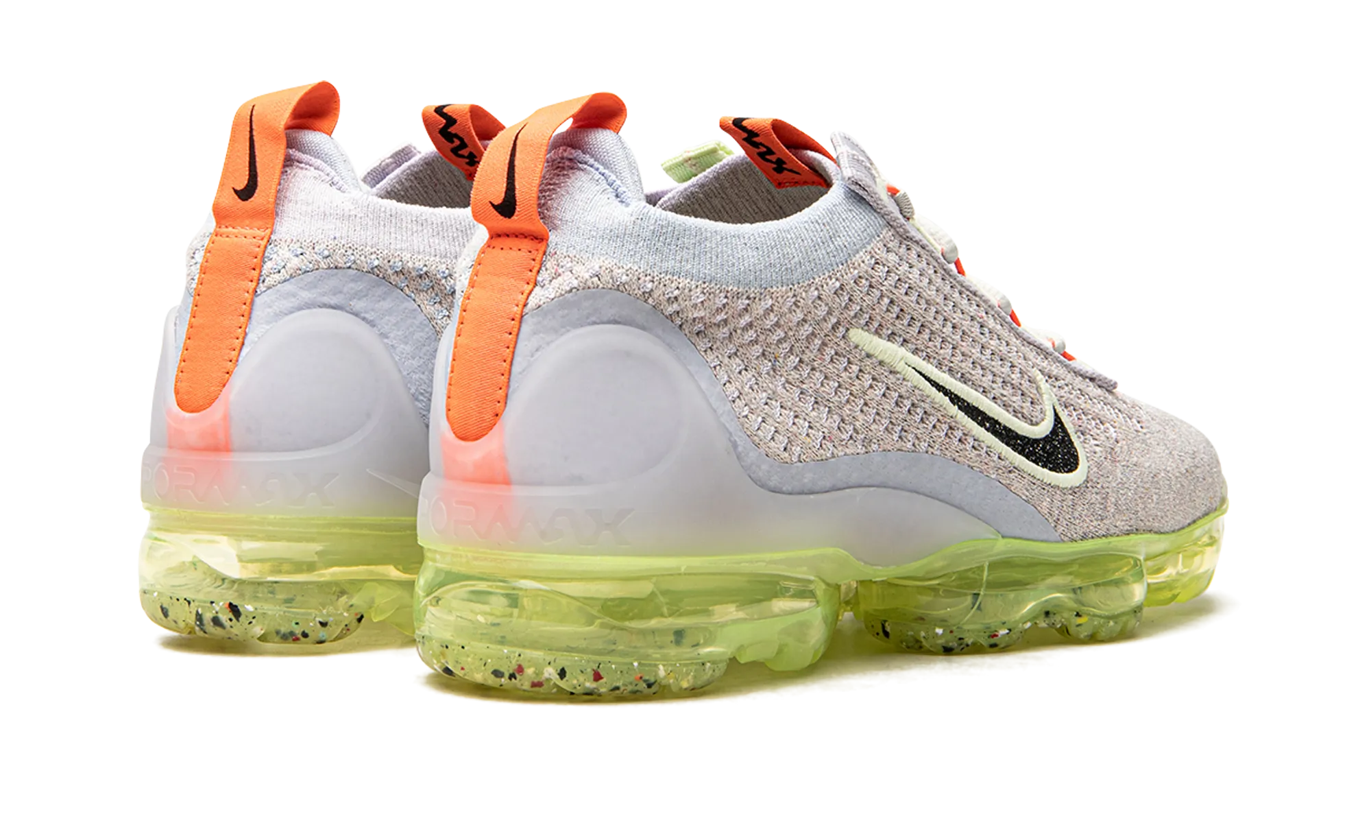 AIR VAPORMAX 2021 FLYKNIT MNS WMNS "Light Bone Lime Ice" running in the heat shoes Smooth Soles