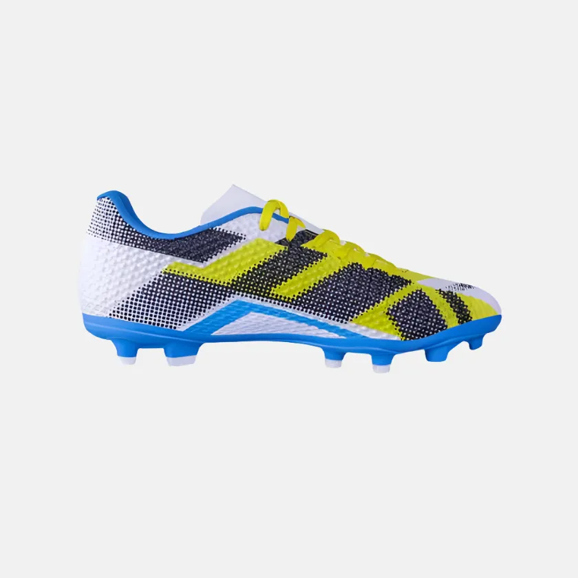 Nivia Dagger Men's Football Shoes -White/Blue Neutral Base