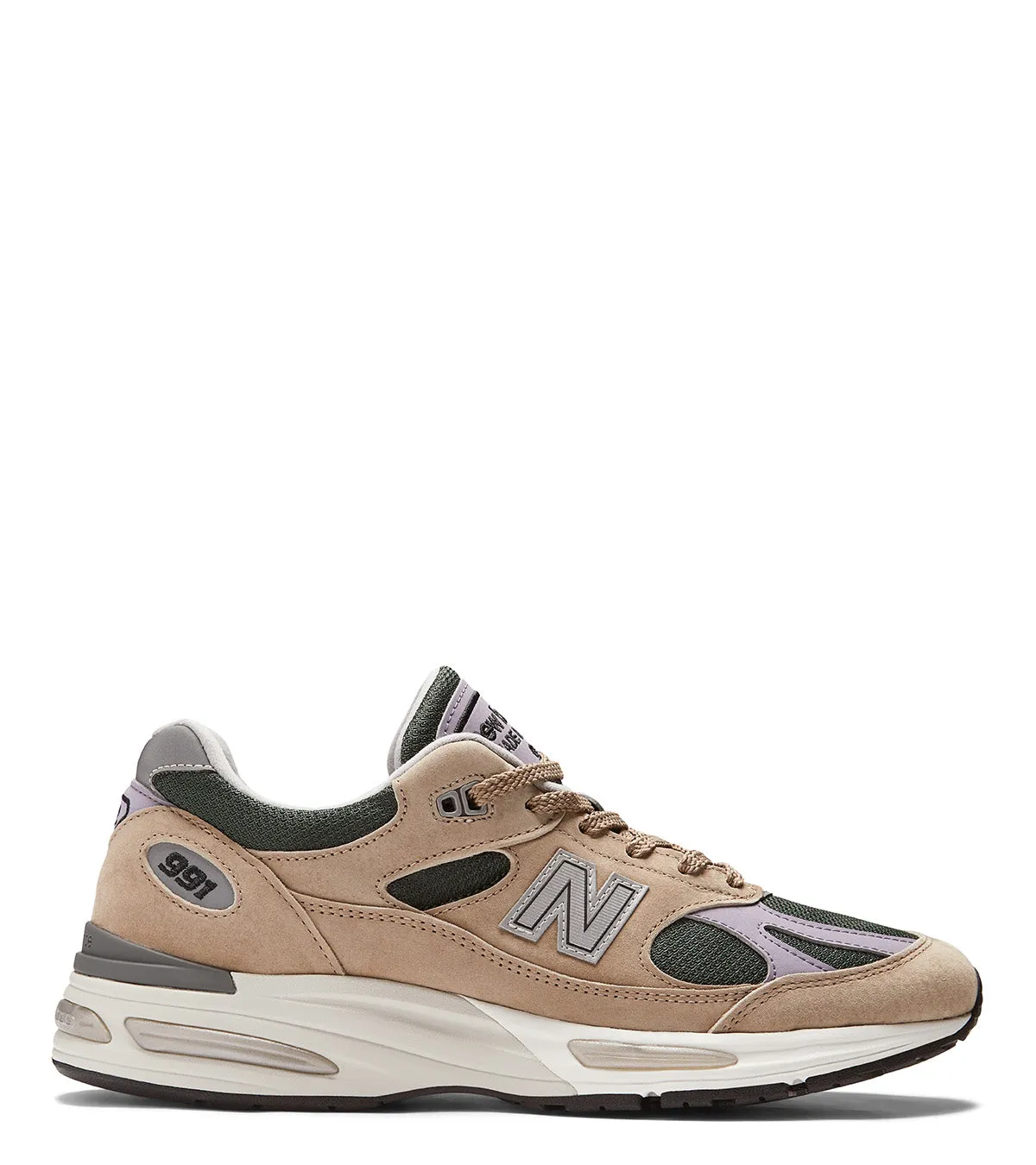 Lined Upper Sport Aesthetic New Balance x Made In UK 991v2 Tan