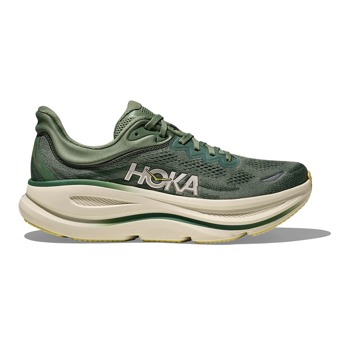 Hoka Bondi 9 Succulent - Fern Breathable Weave Support Tech