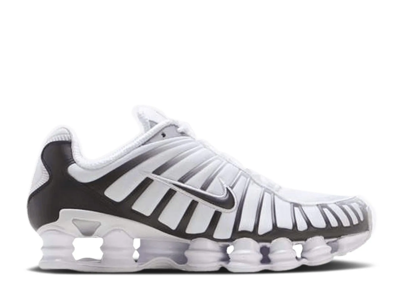 Comfortable Female Nike Shox TL White Platinum