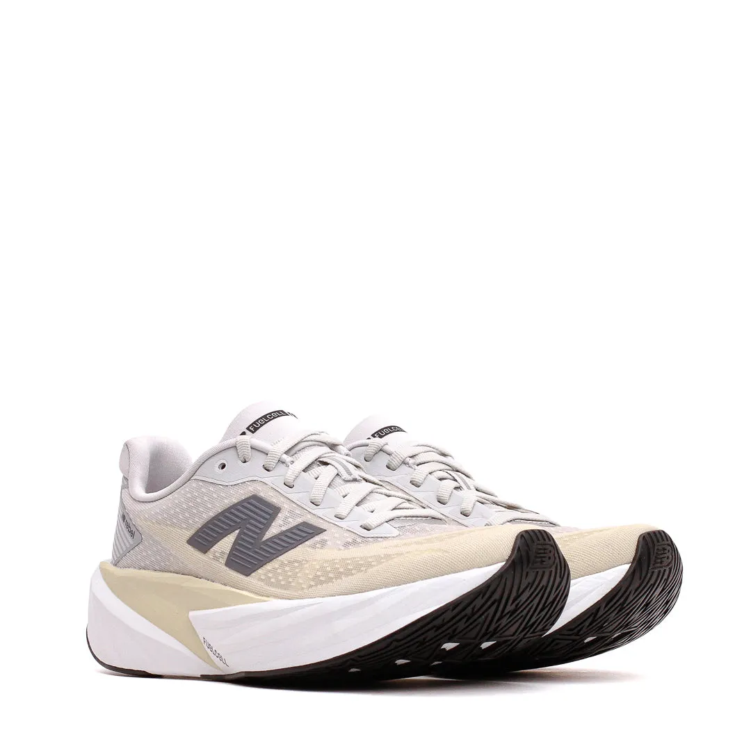 All Day New Balance Women FuelCell Rebel v5 Linen Grey Matter WFCXLX5