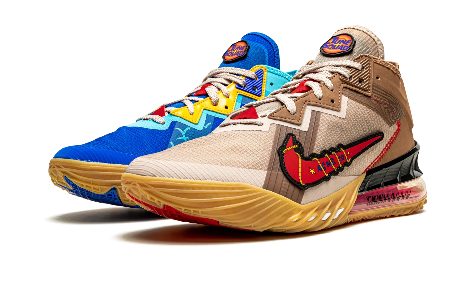 LeBron 18 Low "Wile E. Coyote vs Roadrunner" Rollbar technology Kinetic Transition