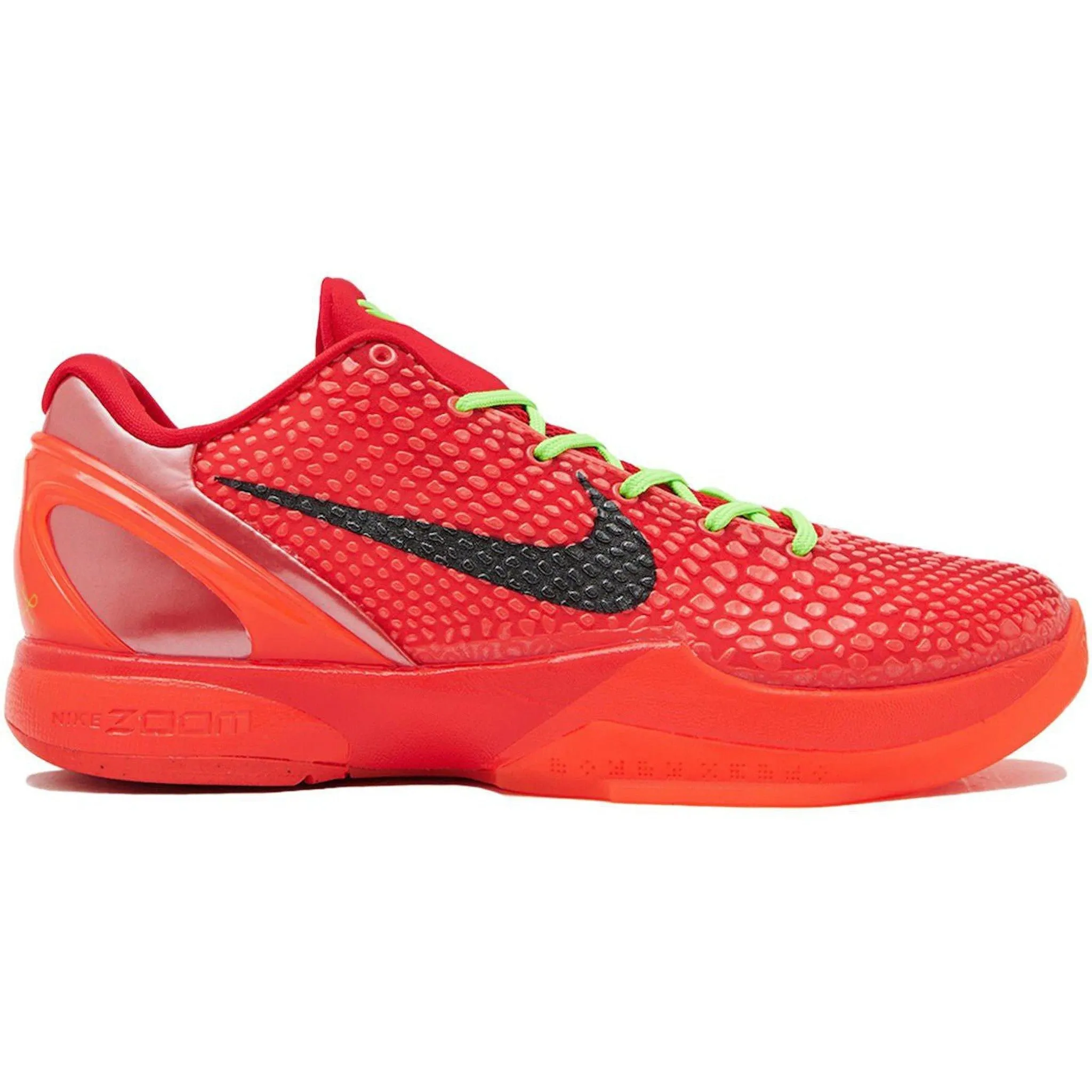 Nike Kobe 6 Protro Reverse Grinch Contoured Foot Frame FlexibleMaterial
