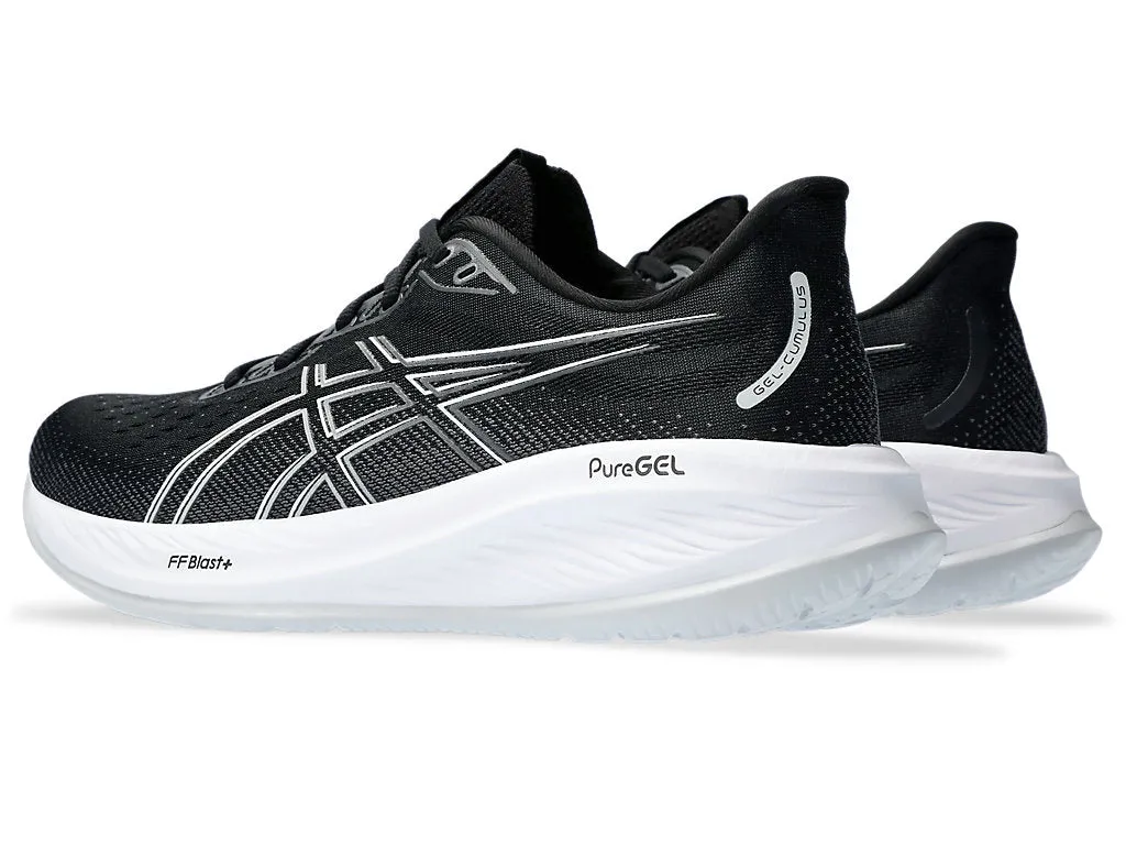 Asics Men'S Gel Cumulus 26 (4E Extra Wide) Black/Silver Wide fit