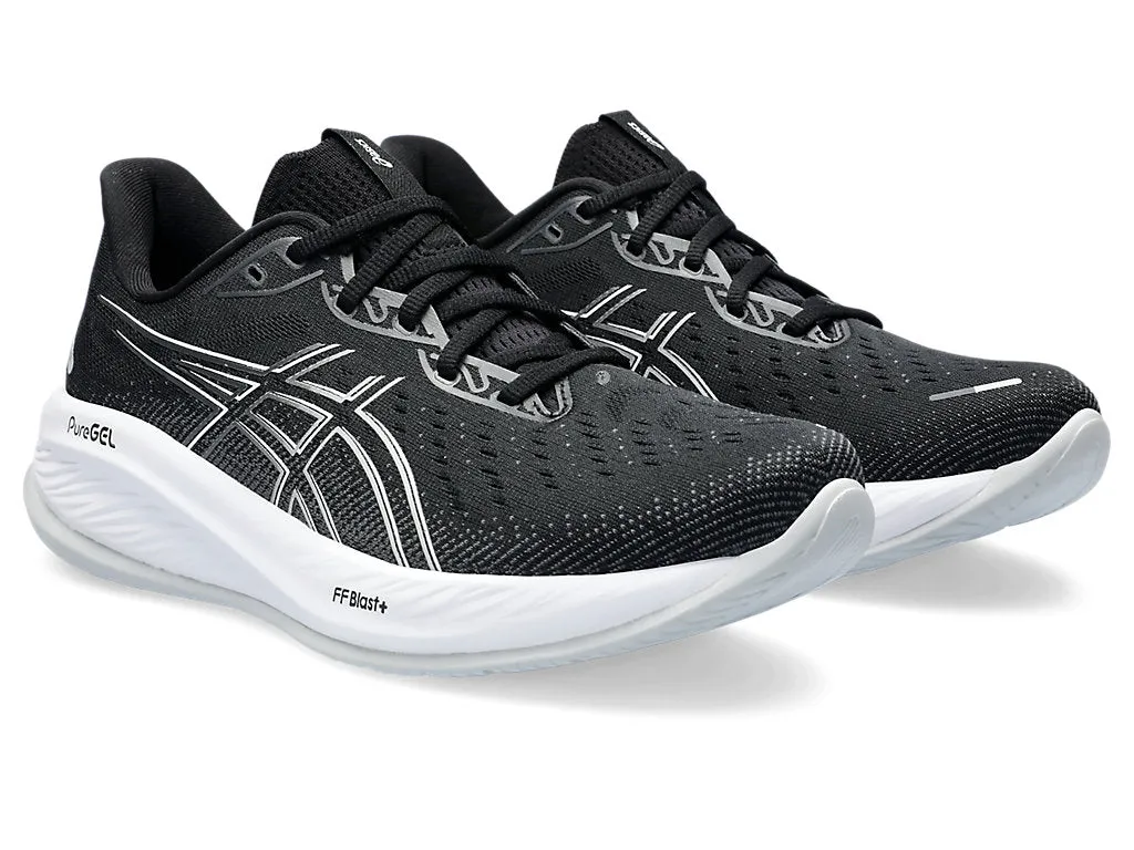 Firm Lock Asics Men'S Gel Cumulus 26 (4E Extra Wide) Black/Silver