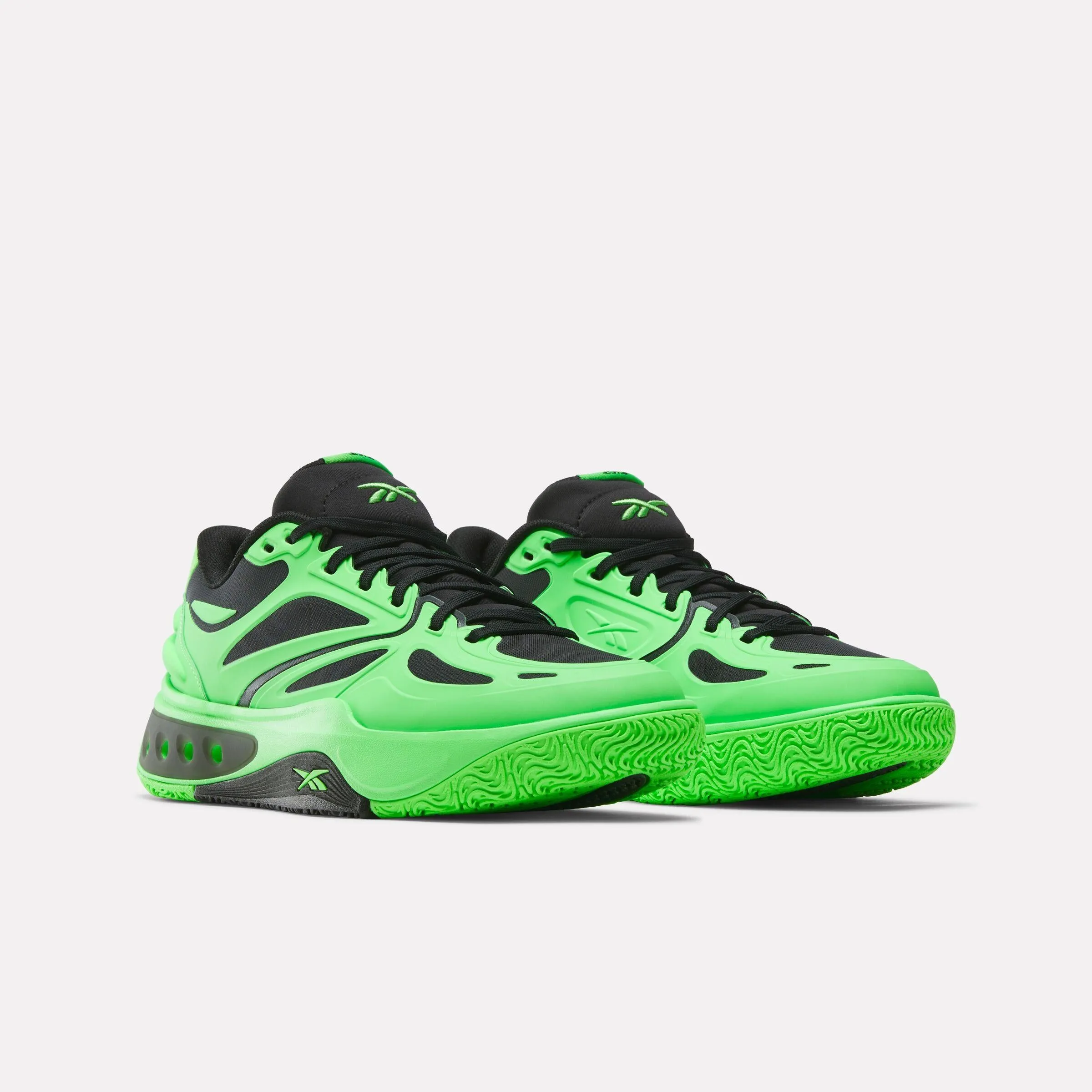 Reebok Footwear Men Engine A Basketball Shoes SOLAR LIME/SOLAR LIME/BLACK Training