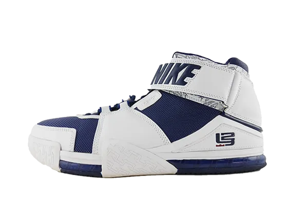 Heel Stabilizer Nike LeBron 2 "White/Navy"