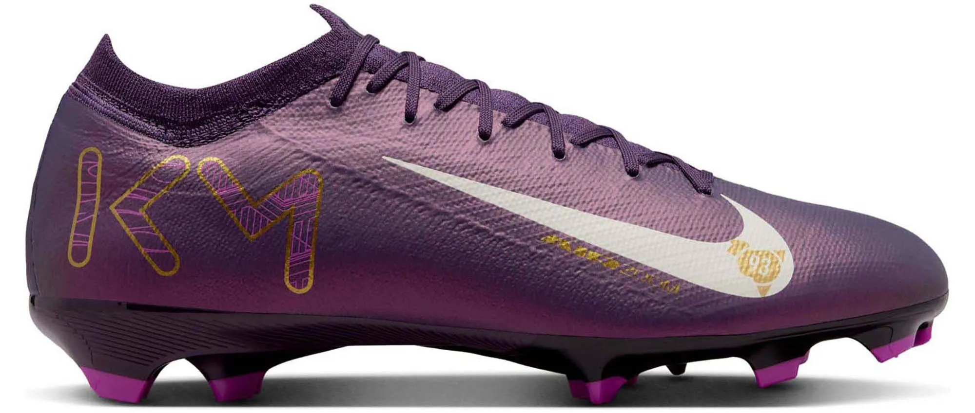 City Pace Mercurial Vapor 16 Pro Kylian Mbapp?? Firm Ground Low Top Men's Football boots