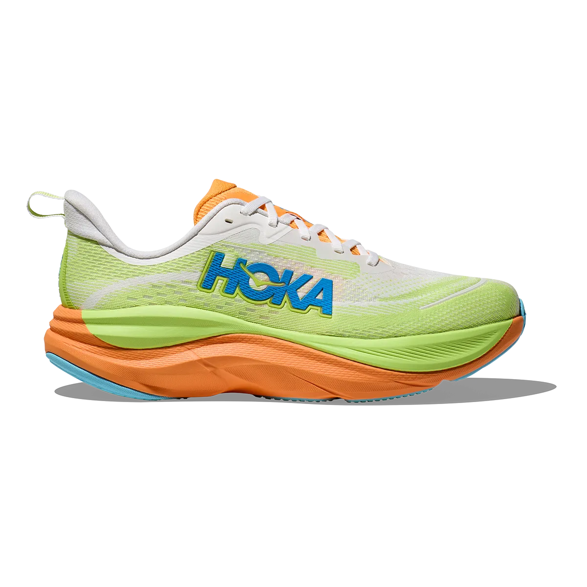 Retro Style Hoka Skyflow - Frost - Solar Flare