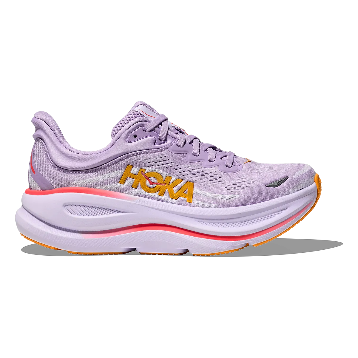 Foot alignment Hoka Bondi 9 Aster Flower - Starlight Glow
