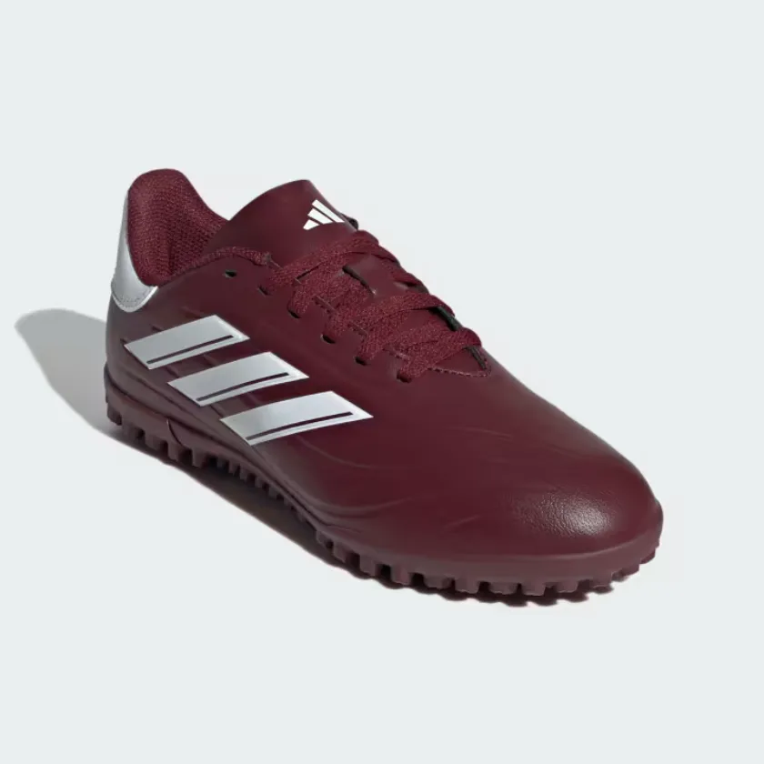 Any Path Adidas Copa Pure II Club Fooball Turf Kids Unisex Shoes (4-8Year) -Shadow Red/Cloud White/Team Solar Yellow 2