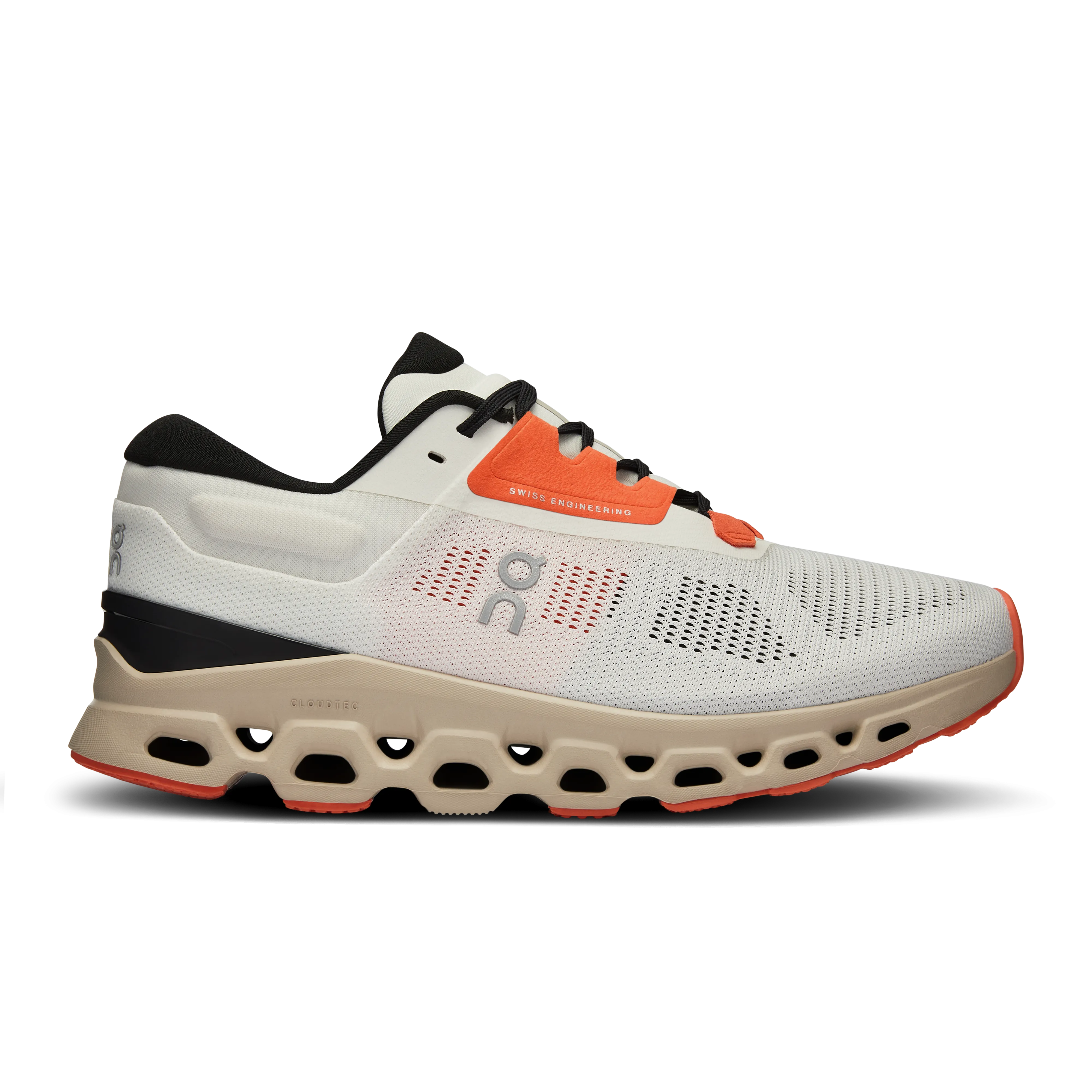 WOMEN'S CLOUDSTRATUS 3 - B - UNDYED WHITE/SAND Synthetic Fit Easy