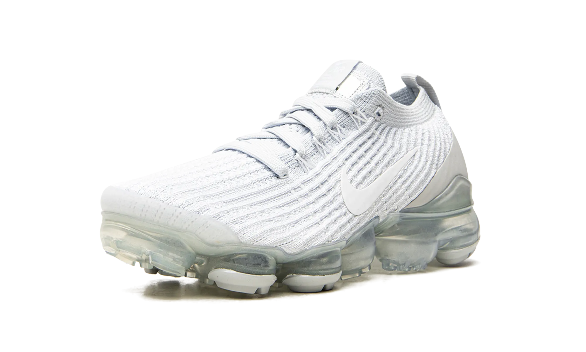 AIR VAPORMAX FLYKNIT 3 WMNS "Pure Platinum" hard sole microfiber running option