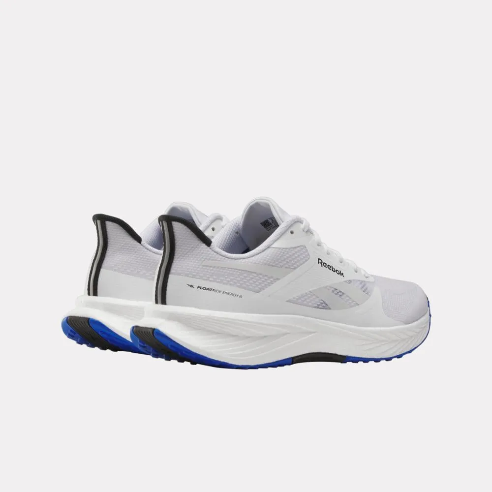 competitive runner shoes Reebok Footwear Men Floatride Energy 6 Running Shoes WHITE/BLACK/OPTIMUM BLUE
