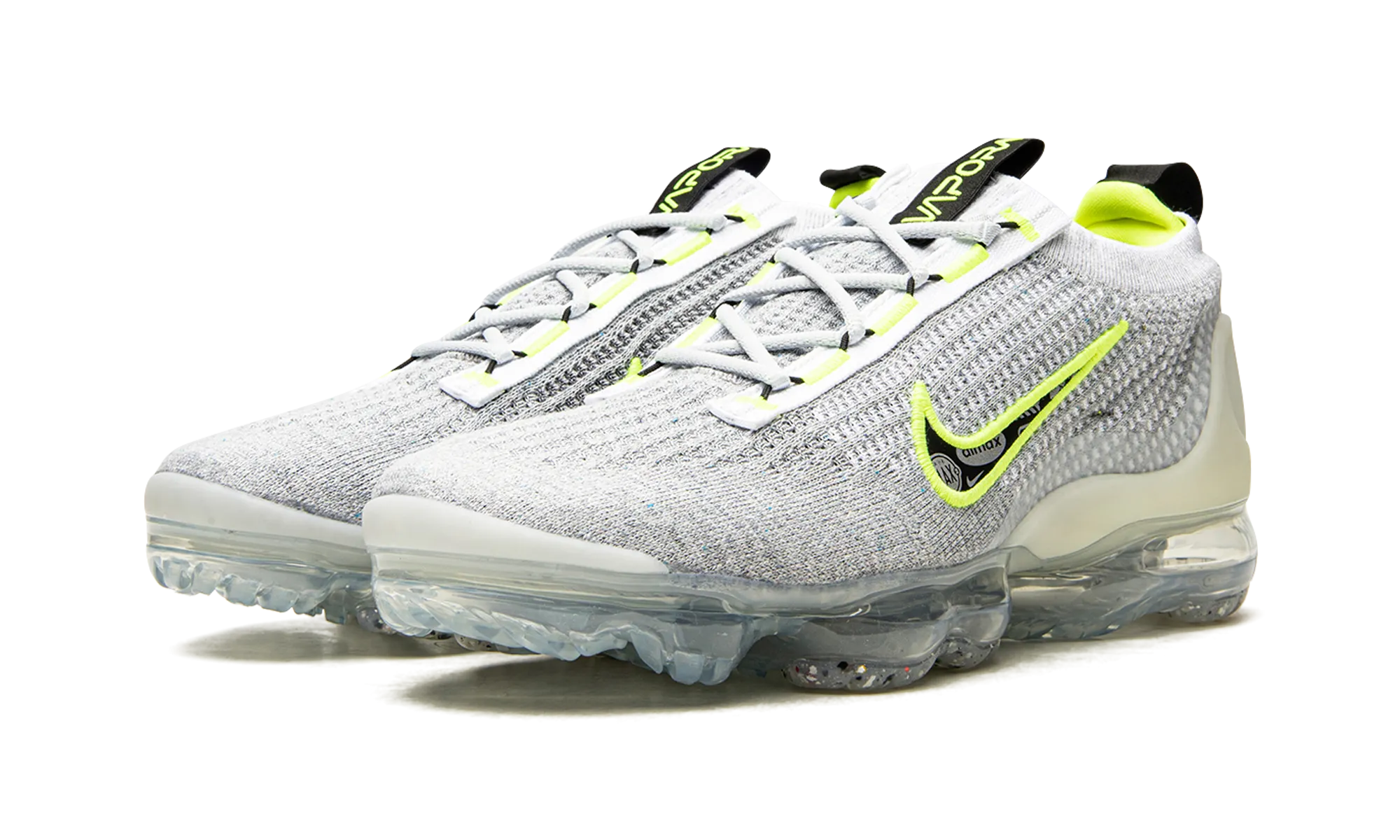 healthy - living Foot alignment Air Vapormax 2021 Flyknit "'Logo Pack - Wolf Grey Volt'"