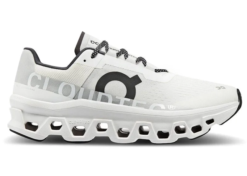 On Running Cloudmonster Undyed White Microfiber Layers