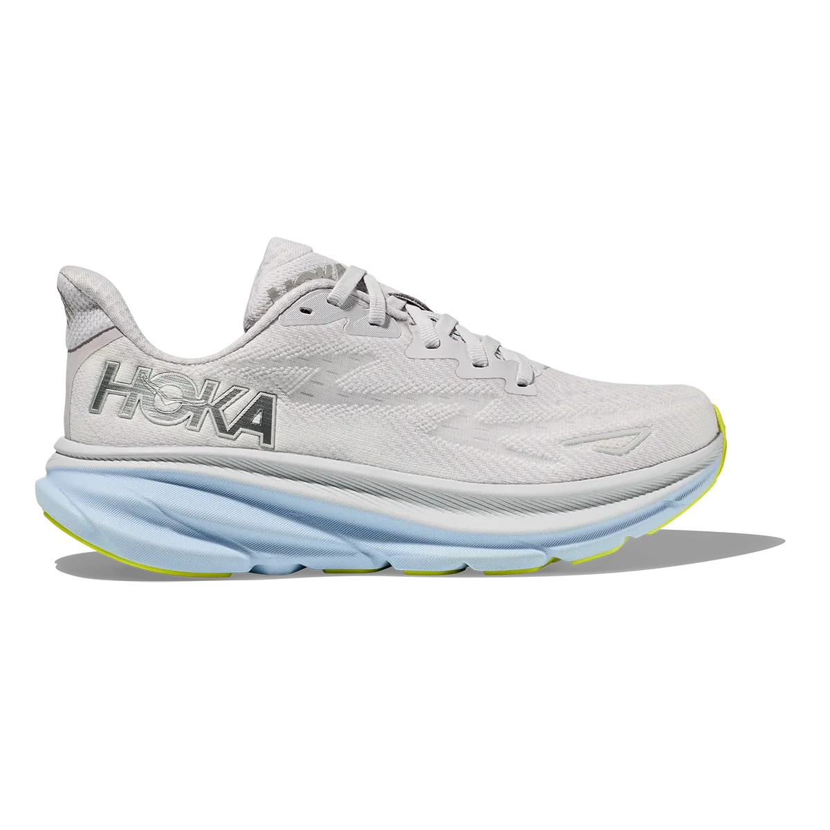 Hoka Clifton 9 - Nimbus Cloud - Ice Water Adjustable Strap Lock
