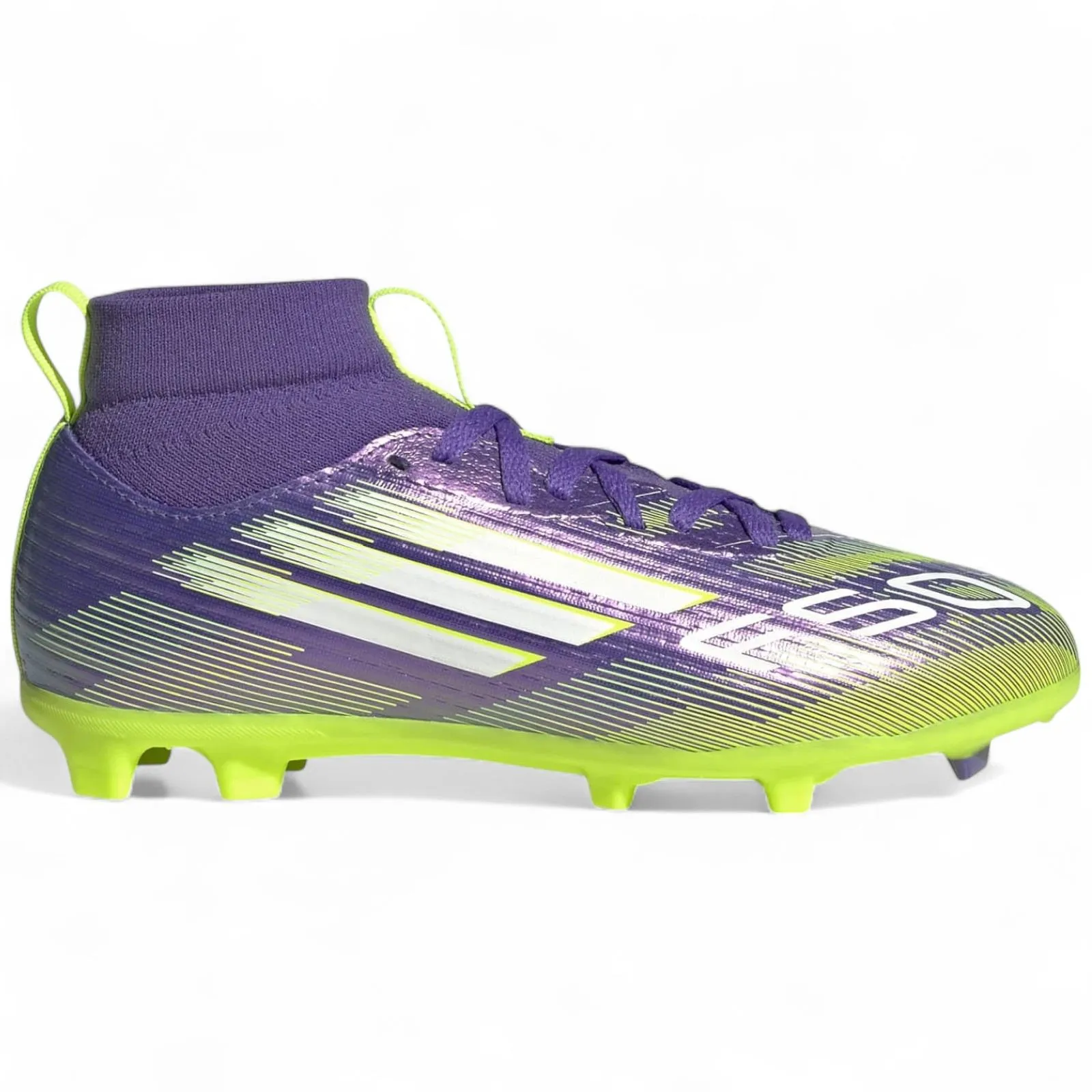 Wind Support adidas F50 League Kids Firm Ground Mid-Cut Football Boots