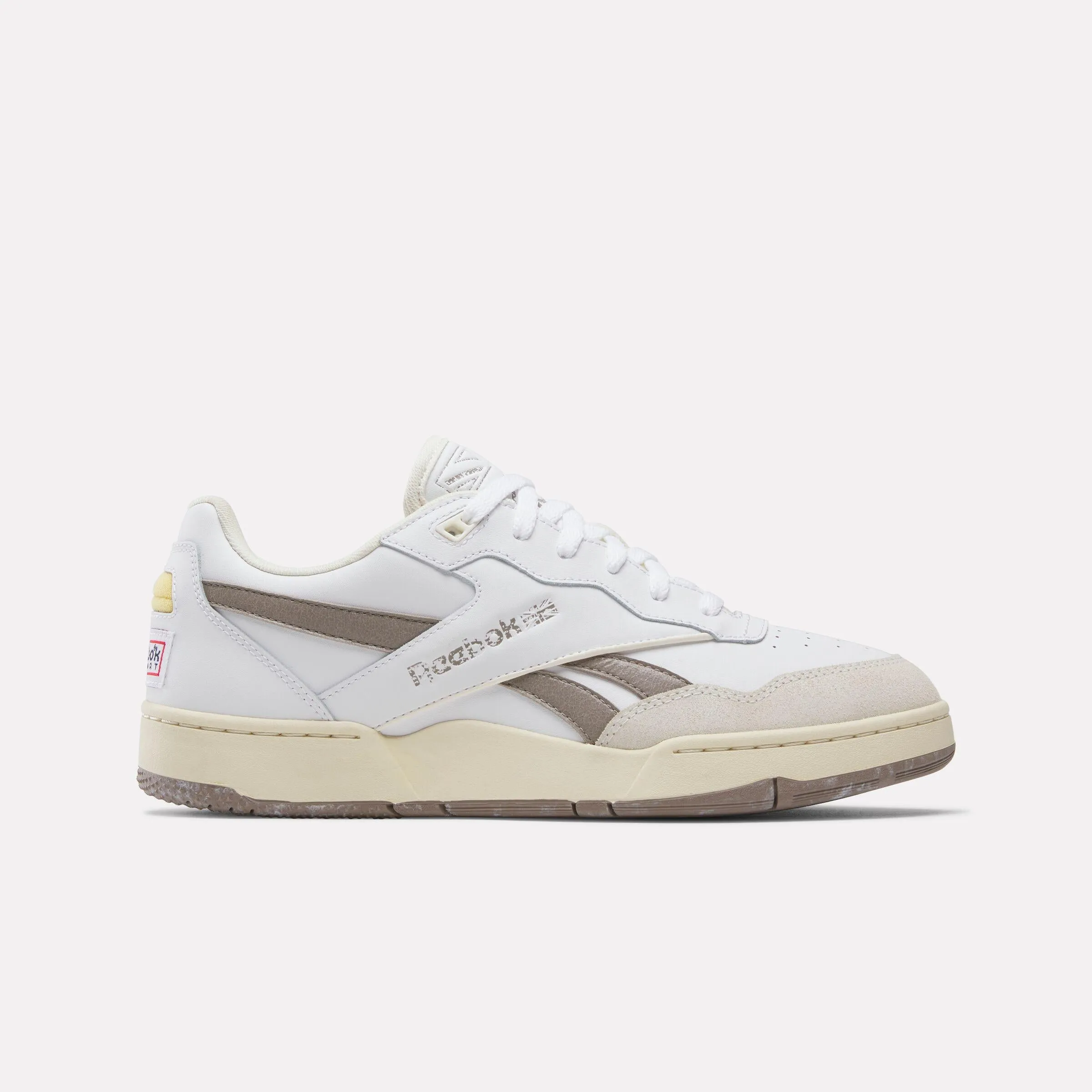 Reebok Footwear Men BB 4000 II Basketball Shoes WHITE/GRITTYGREY/VINTAGECHALK Club Night
