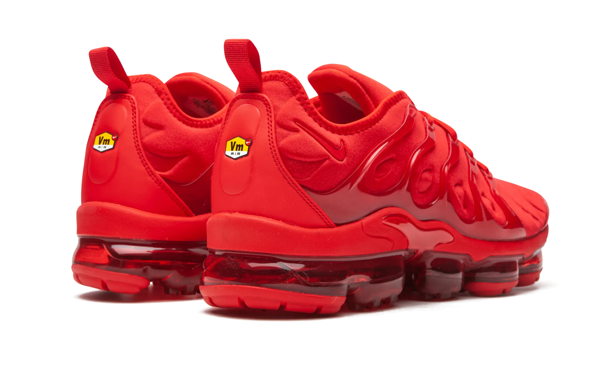 running on a grass track shoes outdoor running shoe components Air VaporMax Plus "TRIPLE RED"