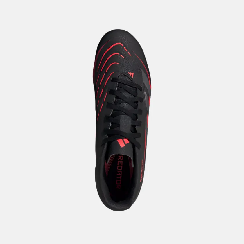 spring fresh Adidas Predator Club Firm Multi-Ground Football Shoes -Core Black/Grey Four/Lucid Red