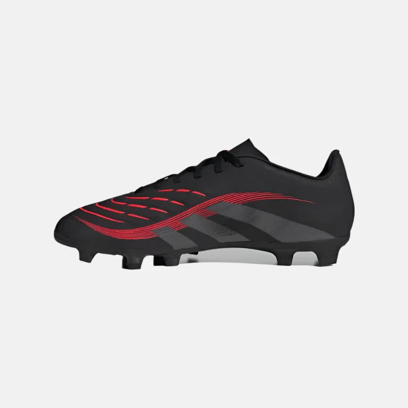 Shock absorption Adidas Predator Club Firm Multi-Ground Football Shoes -Core Black/Grey Four/Lucid Red