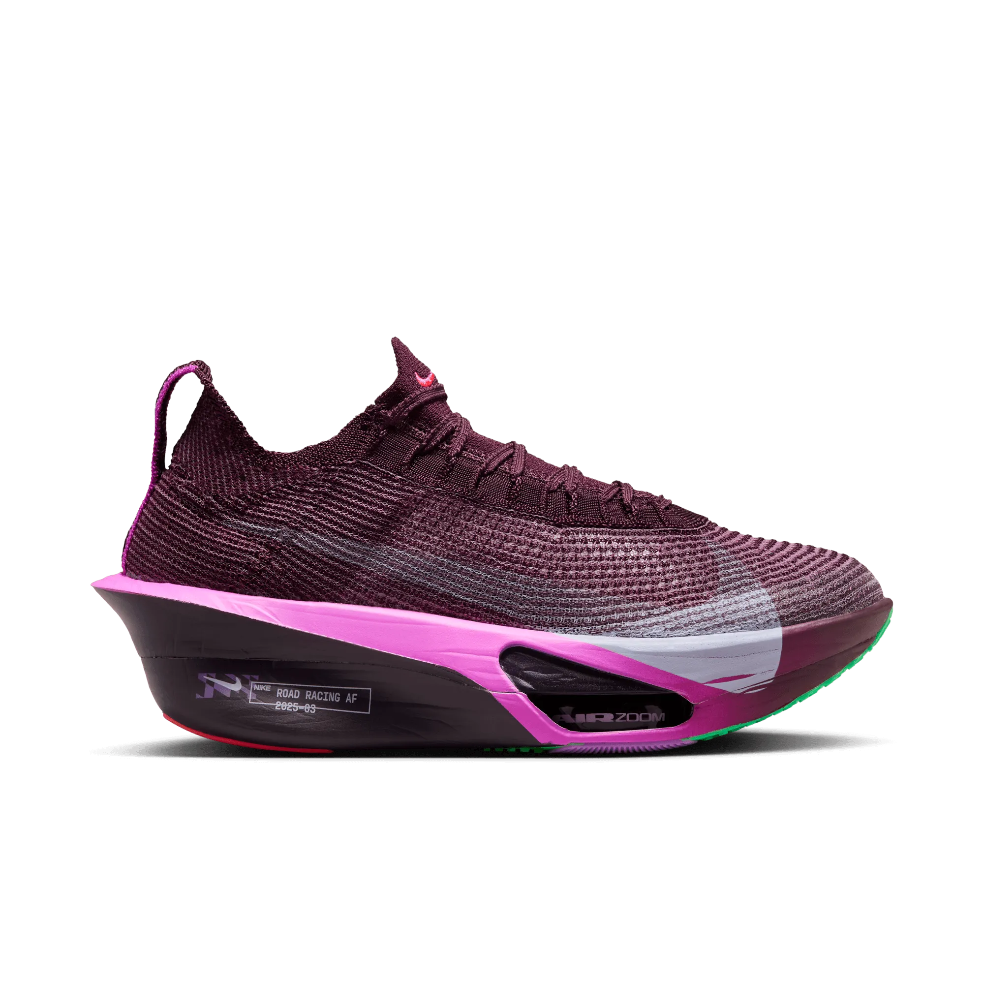 athletes' choice Dynamic Shoes WOMEN'S ALPHAFLY 3 - B - 600 BURGUNDY CRUSH/OXYGEN PURPLE