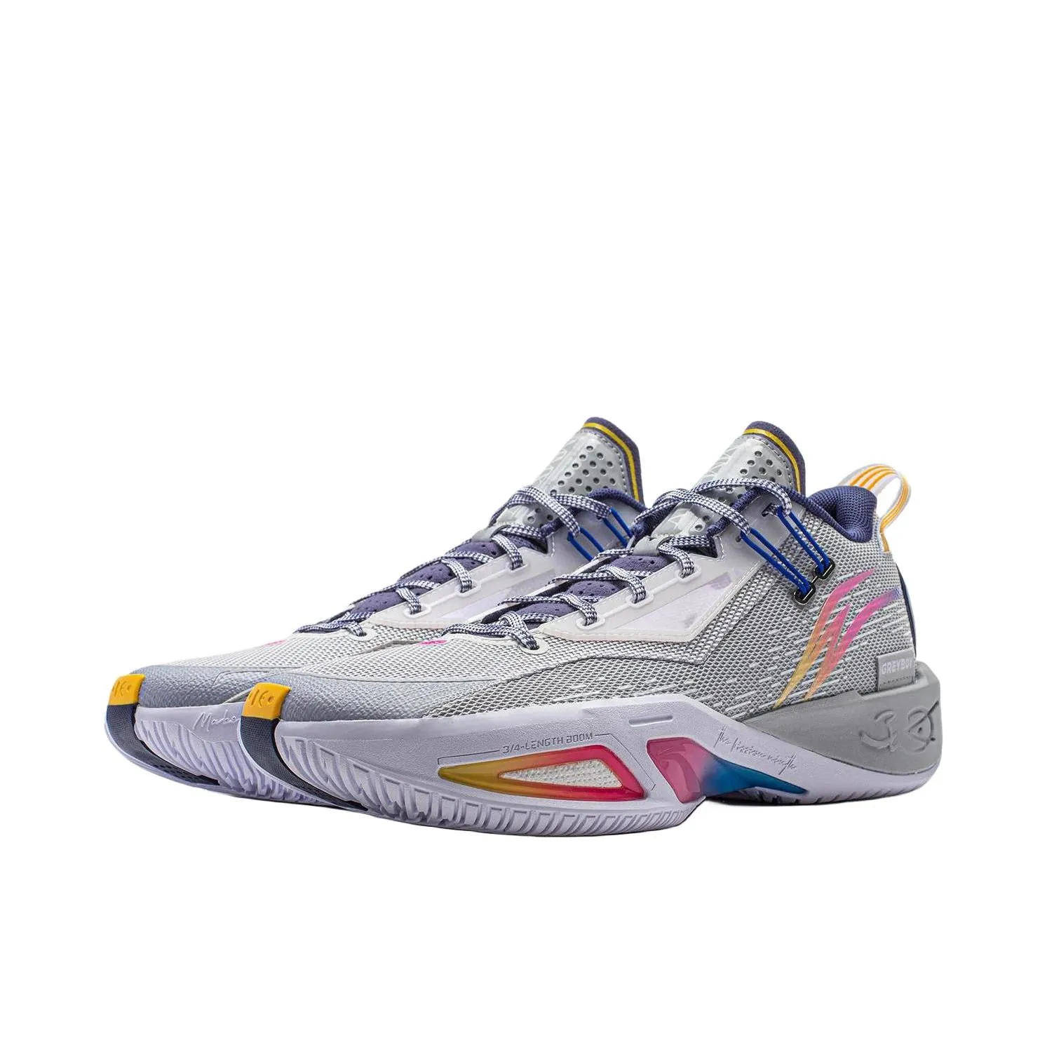 Street Bold Breathable mesh design Li-Ning Wade Fission 9 - Grey Boy