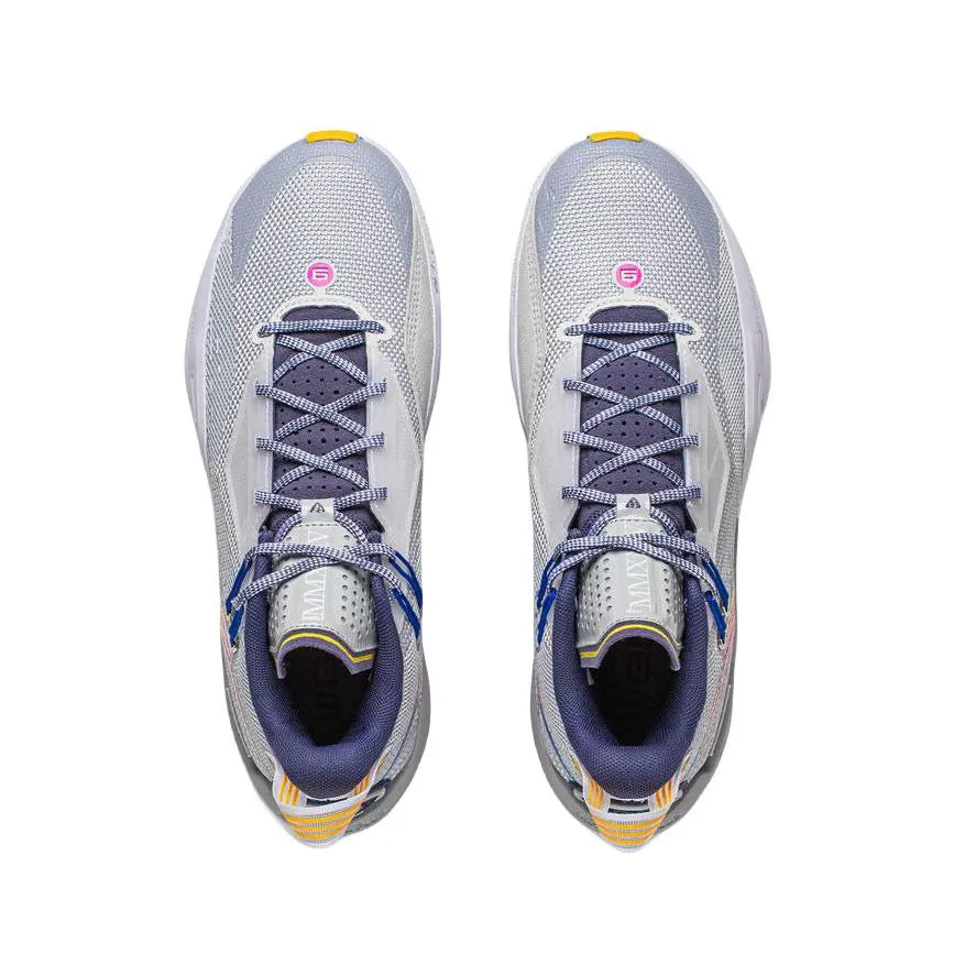 Li-Ning Wade Fission 9 - Grey Boy Molded Heel Stabilizer Soft Material