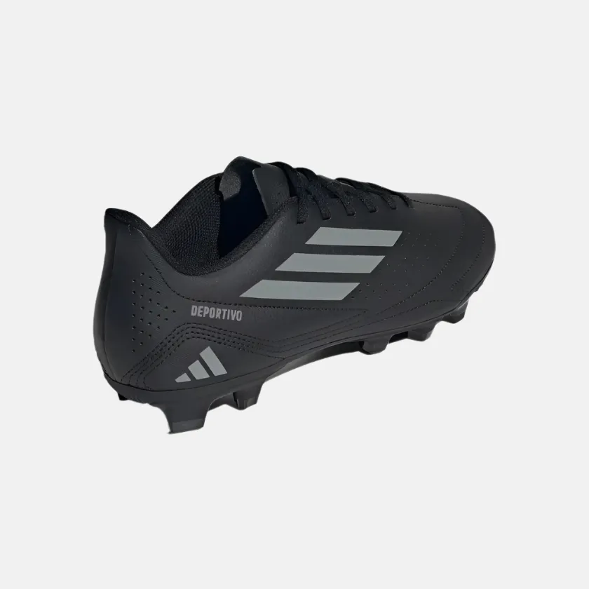 Strong Grip Adidas Deportivo III FxG Men's Football Studs -Core Black / Grey Three / Core Black