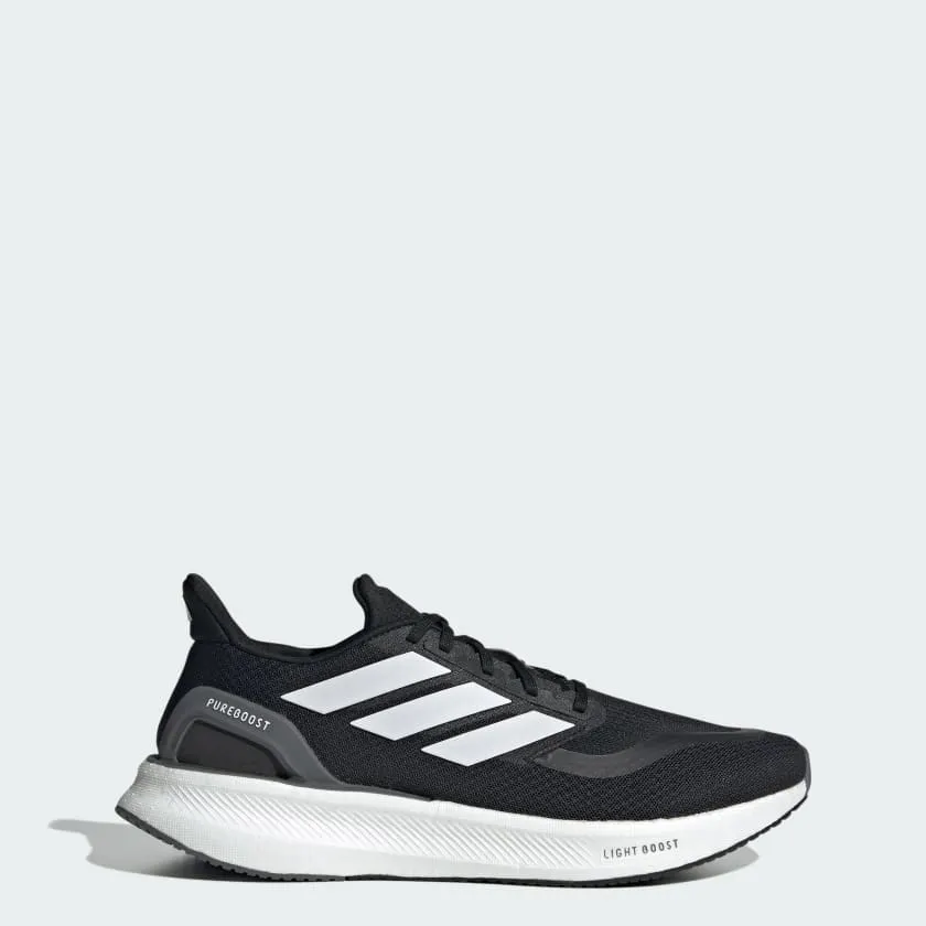 Adult Ease Adidas Men'S Pureboost 5 Black/White Running Shoes