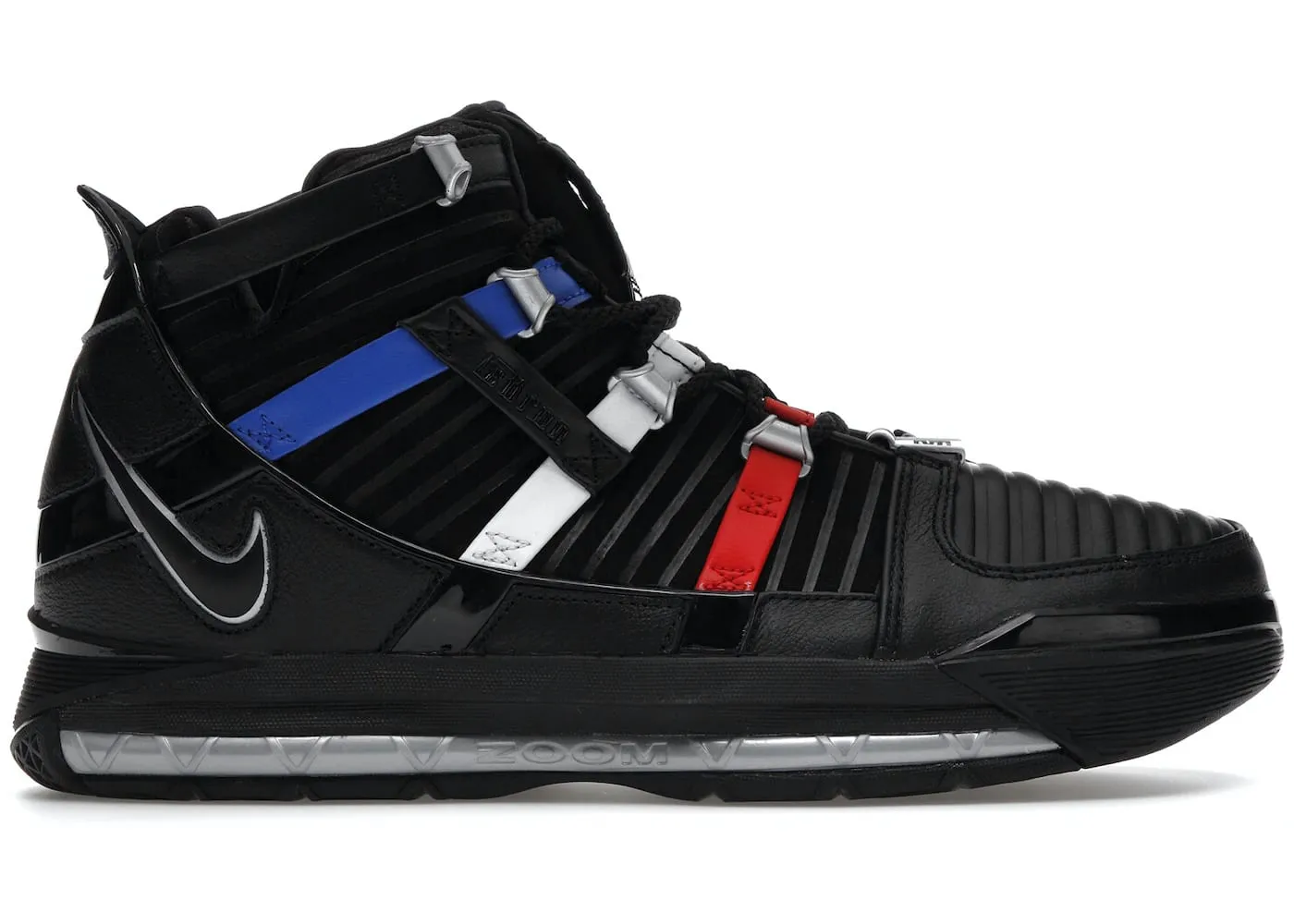 JetBoost Midsole Cushioned Midsole Nike LeBron 3 The Shop Black University Red (2022)