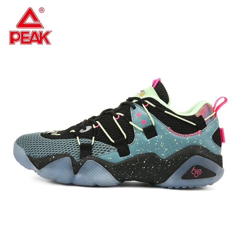 PEAK TAICHI Sport Basketball Shoes Lightweight Casual Men's Sneakers Summer Breathable Mesh Outdoor Sports Shoes E02757E Stylish Option Tailored arch